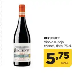 Alimerka RECIENTE Vino d.o. rioja, crianza, tinto oferta