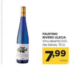 Alimerka FAUSTINO RIVERO ULECIA Vino albariño D.O. rias baixas oferta