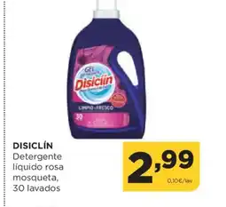 Alimerka DISICLÍN Detergente líquido rosa mosqueta, 30 lavados oferta