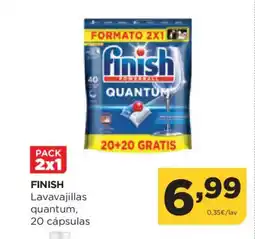 Alimerka FINISH Lavavajillas quantum, 20 cápsulas oferta