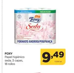 Alimerka FOXY Papel higiénico seda, 3 capas oferta