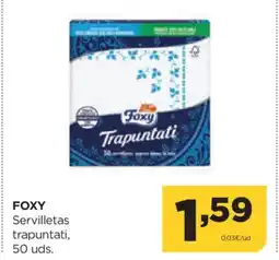 Alimerka FOXY Servilletas trapuntati oferta