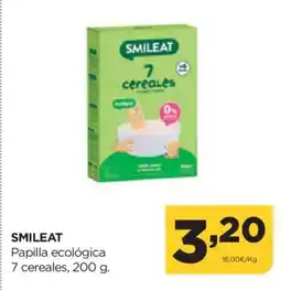Alimerka SMILEAT Papilla ecológica 7 cereales oferta
