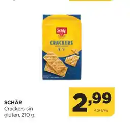 Alimerka SCHÄR Crackers sin gluten oferta