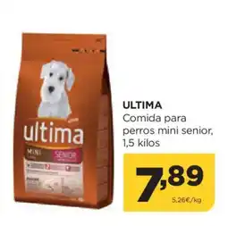 Alimerka ULTIMA Comida para perros mini senior oferta