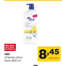 Alimerka H&S Champú citrus fresh oferta