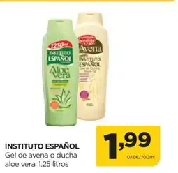Alimerka INSTITUTO ESPAÑOL Gel de avena o ducha aloe vera oferta