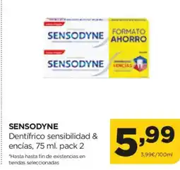 Alimerka SENSODYNE Dentifrico sensibilidad & encías oferta