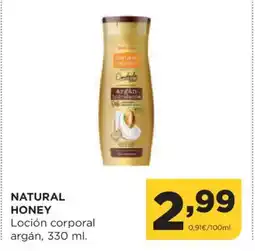 Alimerka NATURAL HONEY Loción corporal argán oferta