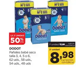 Alimerka DODOT Pañales bebé seco oferta