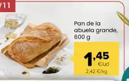 Autoservicios Familia Pan de la abuela grande oferta
