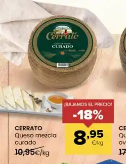 Autoservicios Familia CERRATO Queso mezcla curado oferta