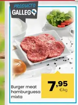 Autoservicios Familia Burger meat hamburguesa mixta oferta