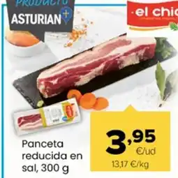 Autoservicios Familia Panceta reducida en sal oferta
