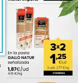 Autoservicios Familia GALLO NATUR En la pasta oferta