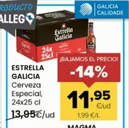 Autoservicios Familia ESTRELLA GALICIA Cerveza Especial oferta