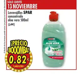 SPAR SPAR Lavavajillas concentrado aloe vera oferta