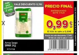 SPAR SPAR Arroz largo oferta