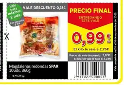 SPAR SPAR Magdalenas redondas oferta