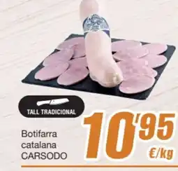 SPAR Fragadis CARSODO Botifarra catalana oferta