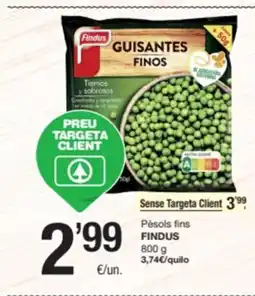 SPAR Fragadis FINDUS Pèsols fins oferta
