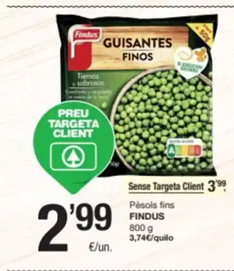 SPAR Fragadis FINDUS Pèsols fins oferta