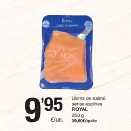 SPAR Fragadis ROYAL Lloms de salmó sense espines oferta