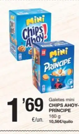 SPAR Fragadis CHIPS AHOY- PRÍNCIPE Galetes mini oferta