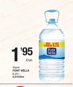 SPAR Fragadis FONT VELLA Aigua oferta