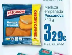 Unide Supermercados PESCANOVA Merluza empanada oferta