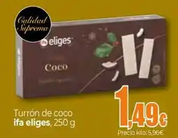 Unide Supermercados IFA ELIGES Turrón de coco oferta