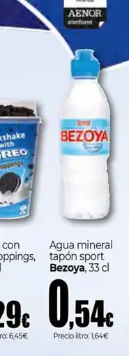 Unide Supermercados BEZOYA Agua mineral tapón sport oferta
