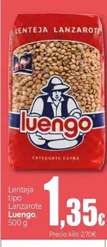 Unide Supermercados LUENGO Lenteja tipo Lanzarote oferta