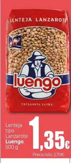 Unide Supermercados LUENGO Lenteja tipo Lanzarote oferta