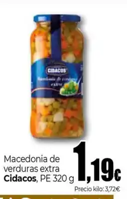 Unide Supermercados CIDACOS Macedonia de verduras extra oferta