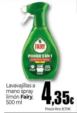 Unide Supermercados FAIRY Lavavajillas a mano spray limón oferta