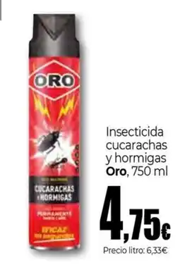 Unide Supermercados ORO Insecticida cucarachas y hormigas oferta