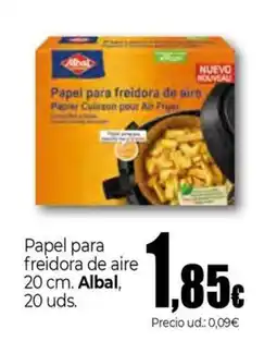 Unide Supermercados ALBAL Papel para freidora de aire oferta