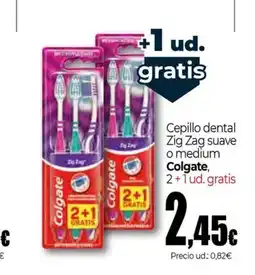 Unide Supermercados COLGATE Cepillo dental Zig Zag suave o medium oferta