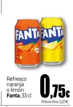 Unide Supermercados FANTA Refresco naranja o limón oferta
