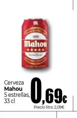Unide Supermercados MAHOU 5 ESTRELLAS Cerveza oferta