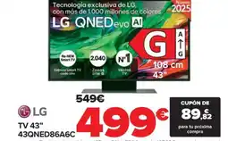 Carrefour LG Tv 43" 43QNED86A6C oferta