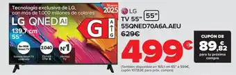 LG TV 55" 55QNED70A6A.AEU