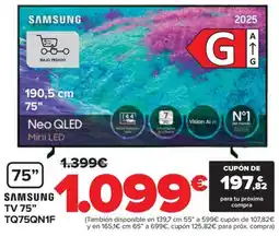Carrefour SAMSUNG TV 75" TQ75QN1F oferta