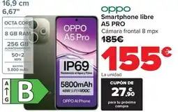 Carrefour OPPO Smartphone libre A5 PRO oferta
