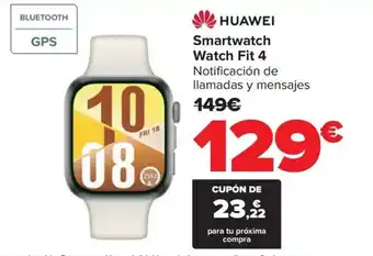 Carrefour HUAWEI Smartwatch Watch Fit 4 oferta