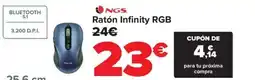 Carrefour NGS Ratón Infinity RGB oferta