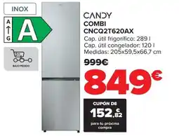 Carrefour CANDY Combi cncq2t620ax oferta