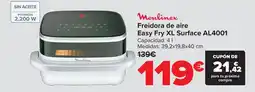 Carrefour MOULINEX Freidora de aire Easy Fry XL Surface AL4001 oferta