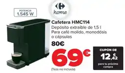 Carrefour Cafetera HMC114 oferta